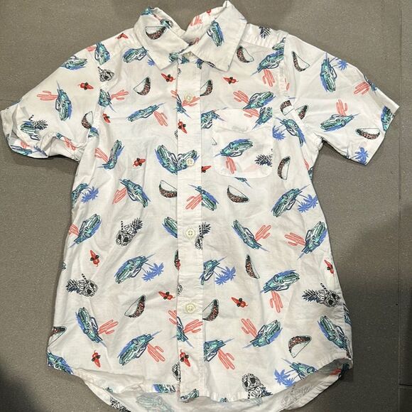 Taco and cars button down size 5/6T - Picture 1 of 3
